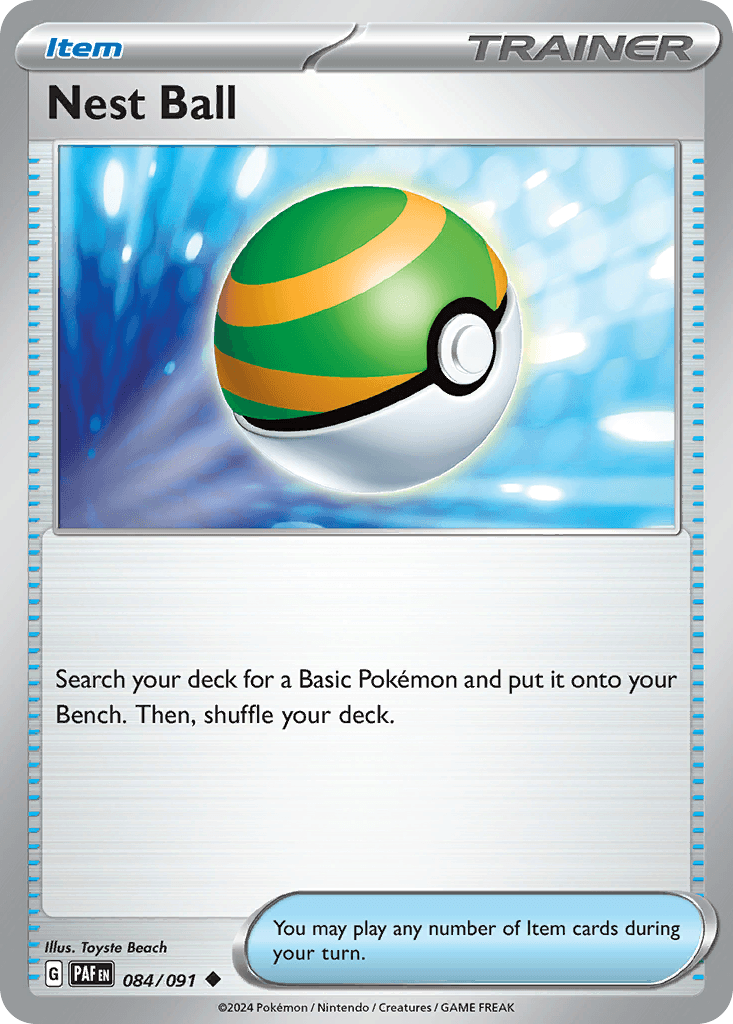 Nest Ball Pokémon card
