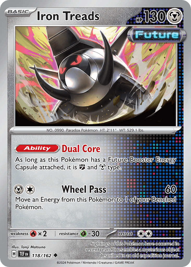 Iron Treads Pokémon card