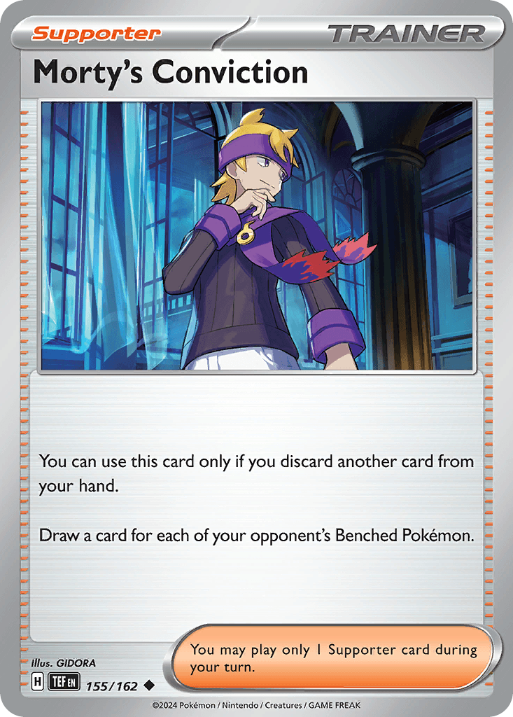 Morty's Conviction Pokémon card