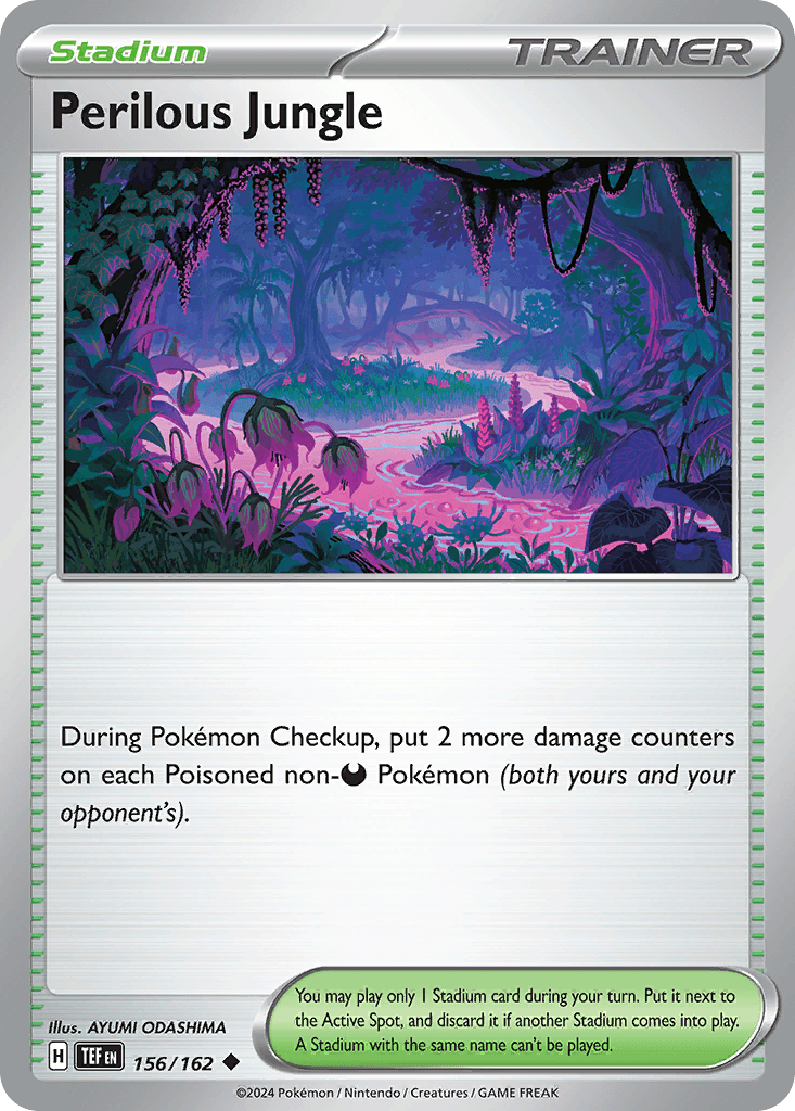 Perilous Jungle Pokémon card