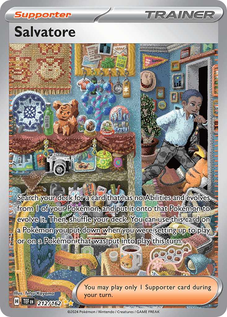 Salvatore Pokémon card