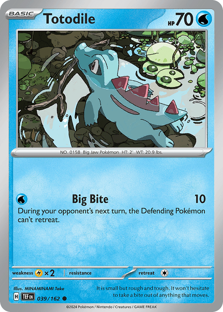 Totodile Pokémon card