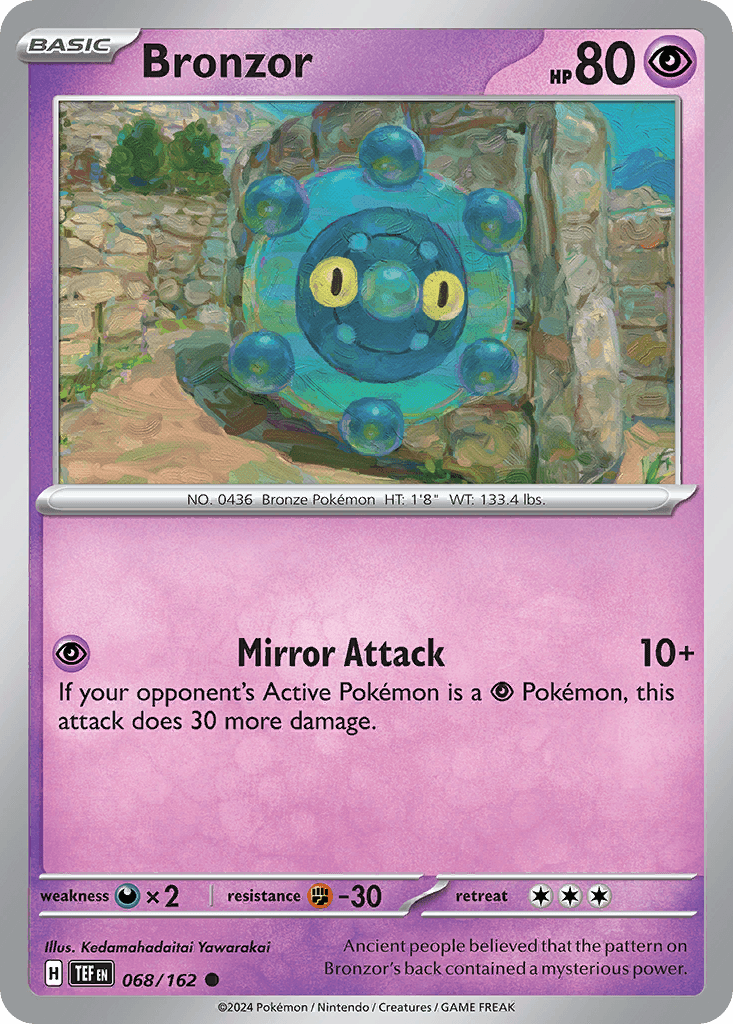 Bronzor Pokémon card