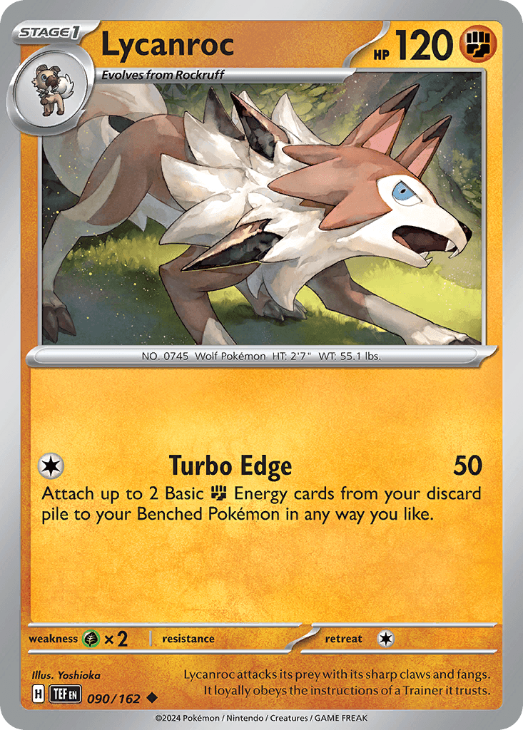 Lycanroc Pokémon card