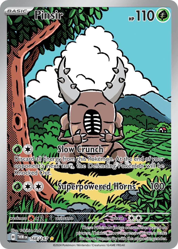 Pinsir Pokémon card