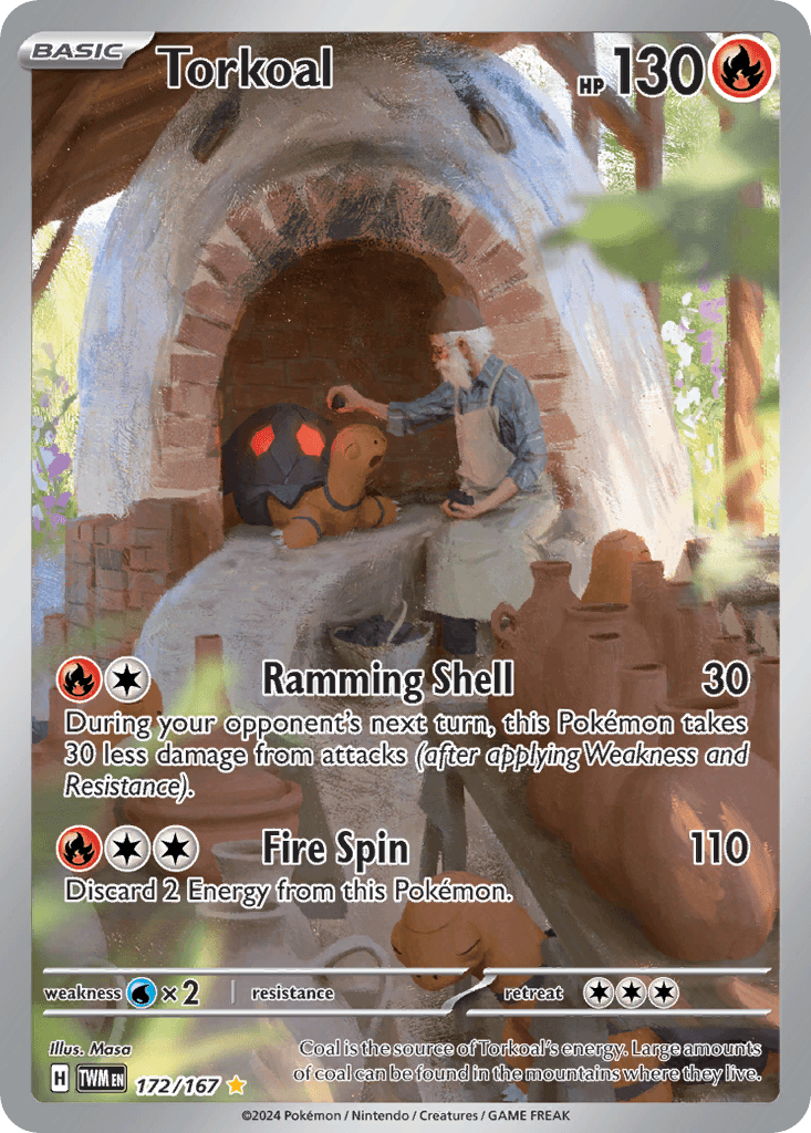Torkoal Pokémon card