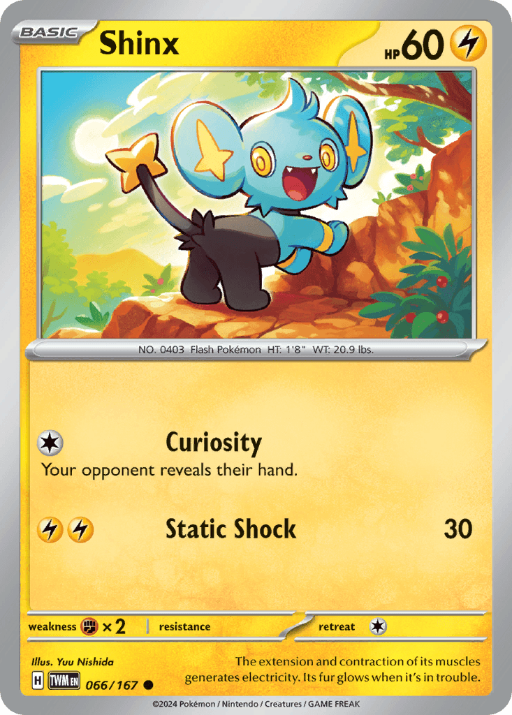 Shinx Pokémon card