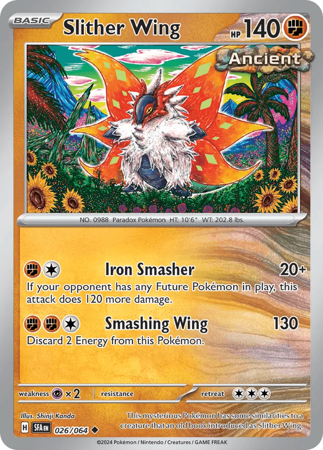 Slither Wing Pokémon card