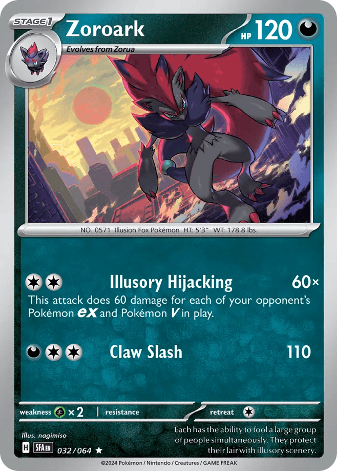 Zoroark Pokémon card