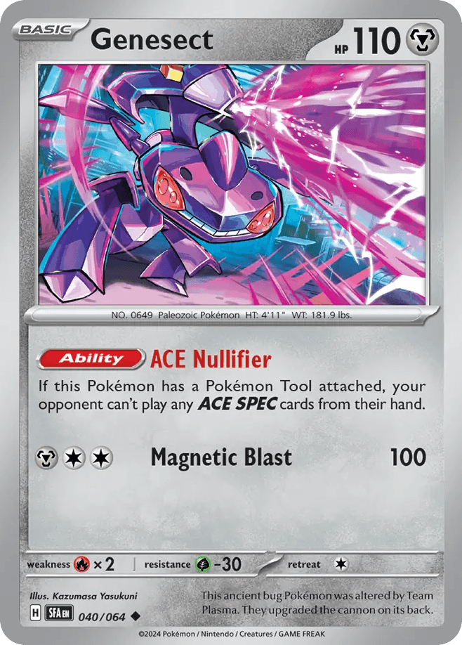Genesect Pokémon card