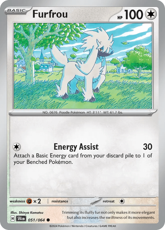 Furfrou Pokémon card