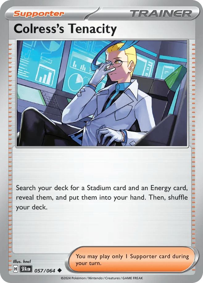 Colress's Tenacity Pokémon card