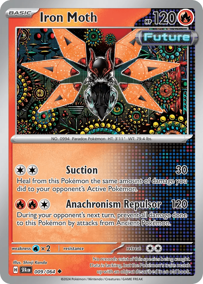Iron Moth Pokémon card