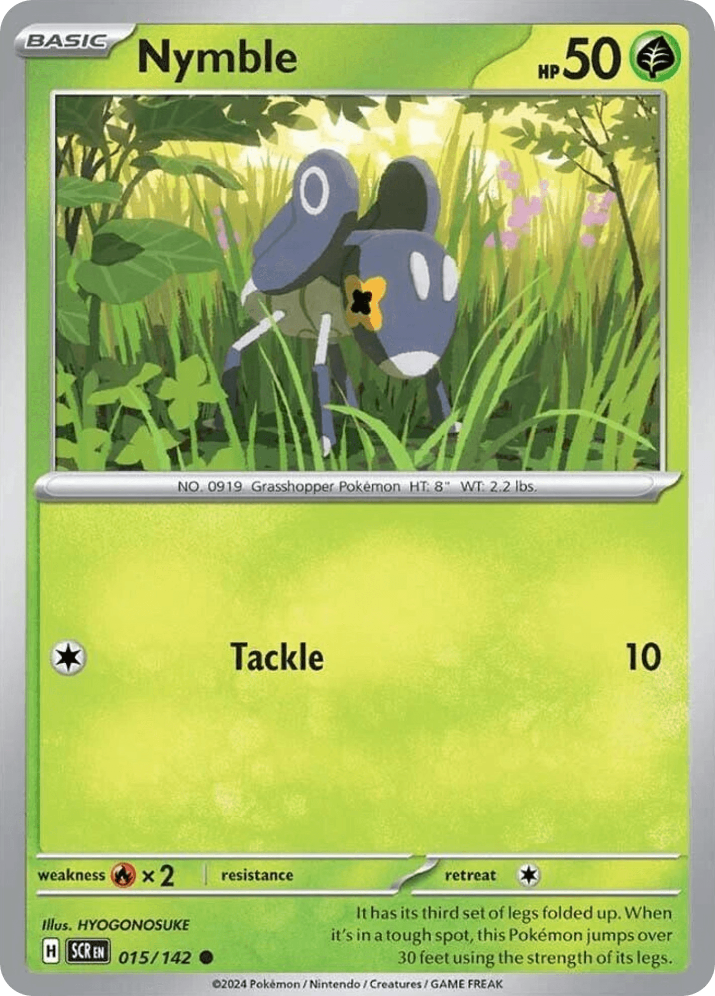 Nymble Pokémon card