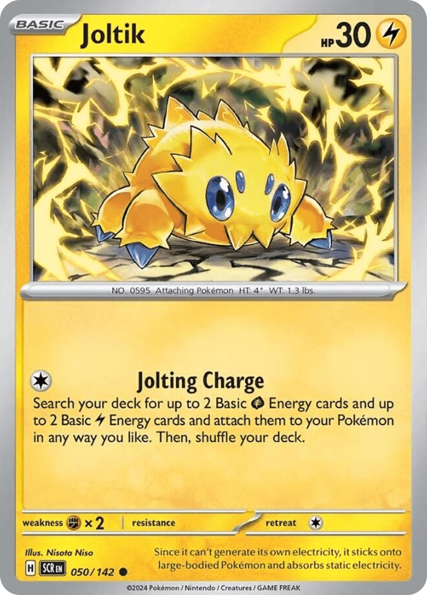Joltik Pokémon card