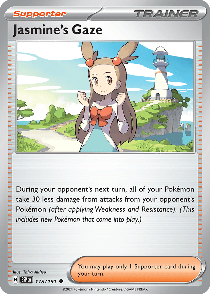 Jasmine's Gaze Pokémon card