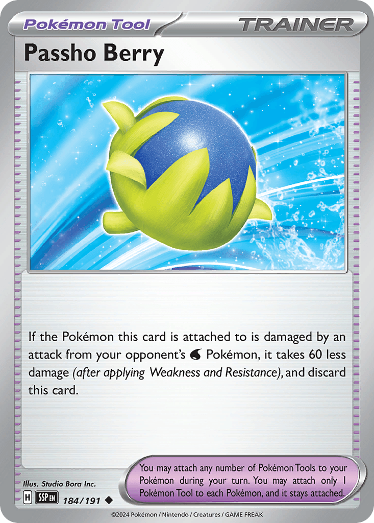 Passho Berry Pokémon card