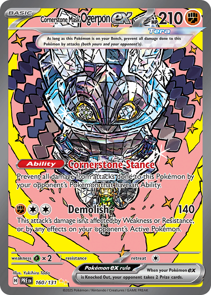 Cornerstone Mask Ogerpon ex Pokémon card