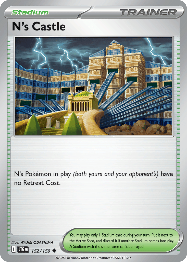 N's Castle Pokémon card