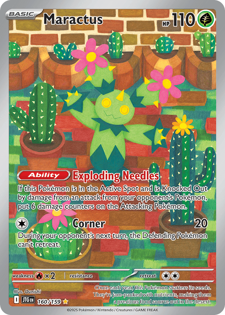 Maractus Pokémon card
