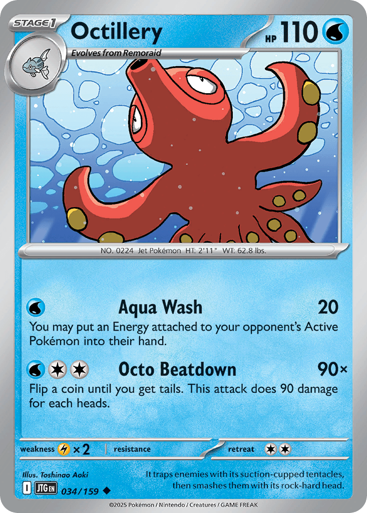 Octillery Pokémon card