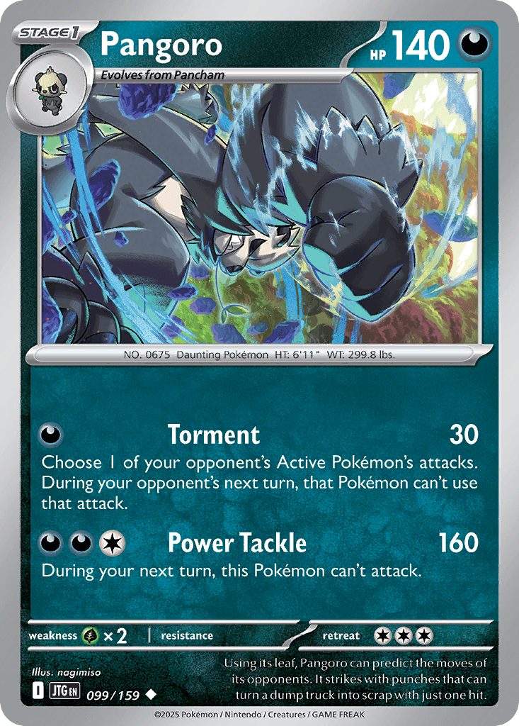 Pangoro Pokémon card