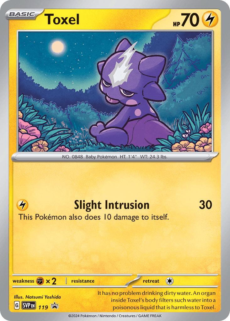 Toxel Pokémon card