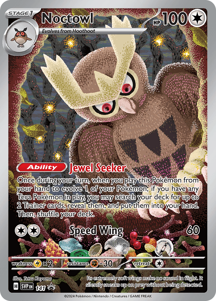 Noctowl Pokémon card