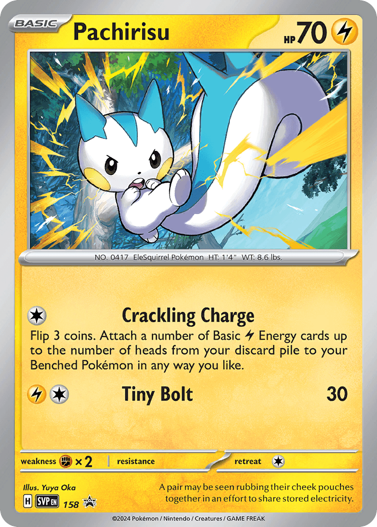 Pachirisu Pokémon card