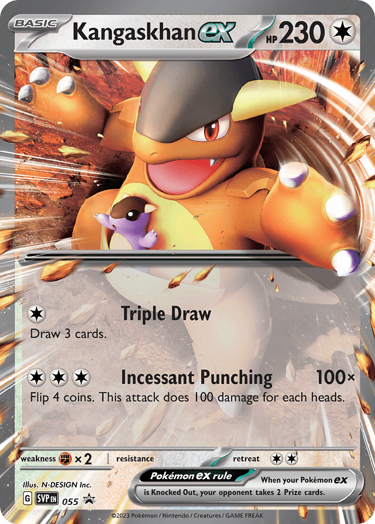 Kangaskhan ex Pokémon card