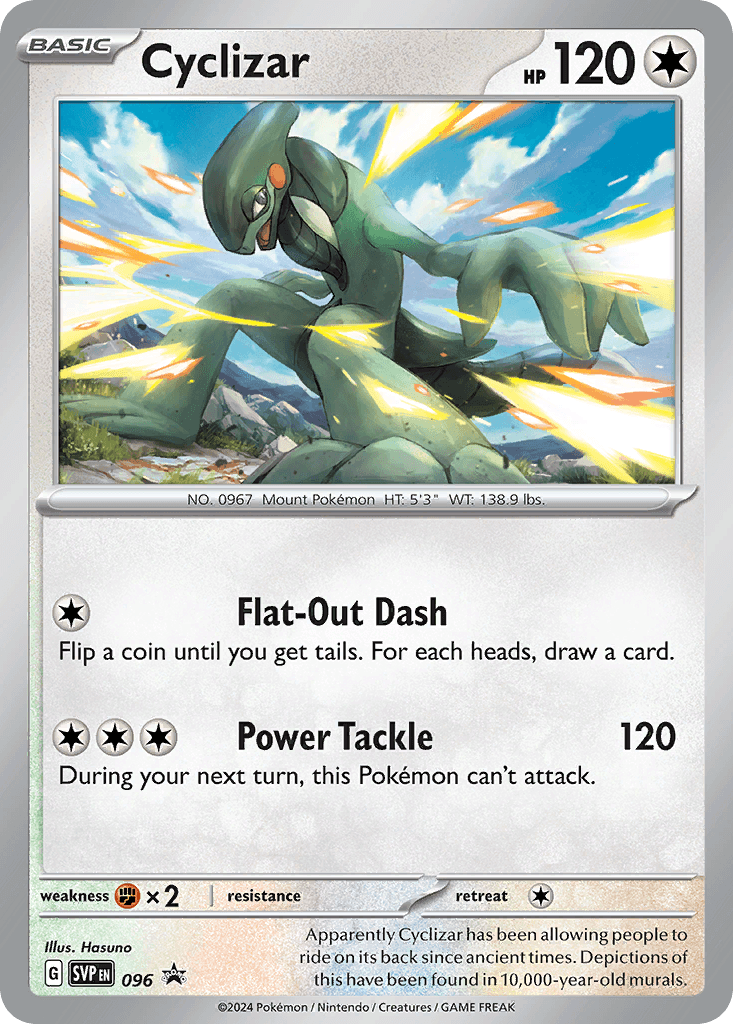 Cyclizar Pokémon card