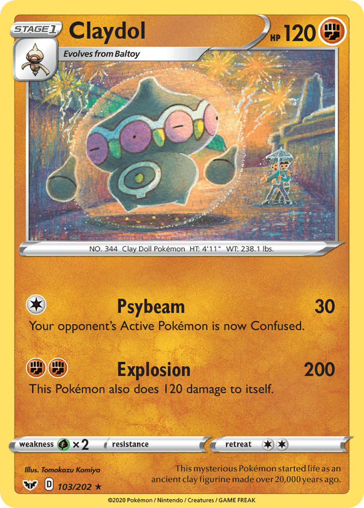 Claydol Pokémon card