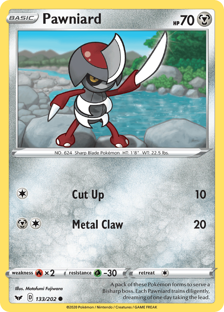 Pawniard Pokémon card