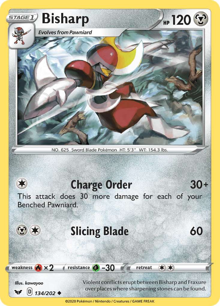 Bisharp Pokémon card