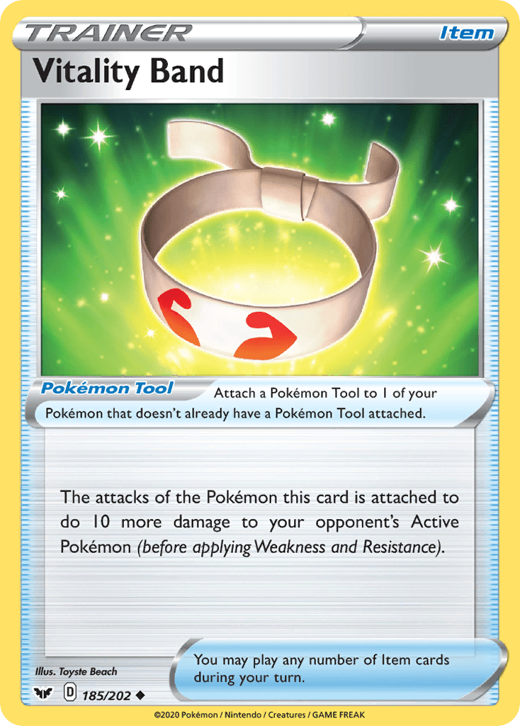 Vitality Band Pokémon card