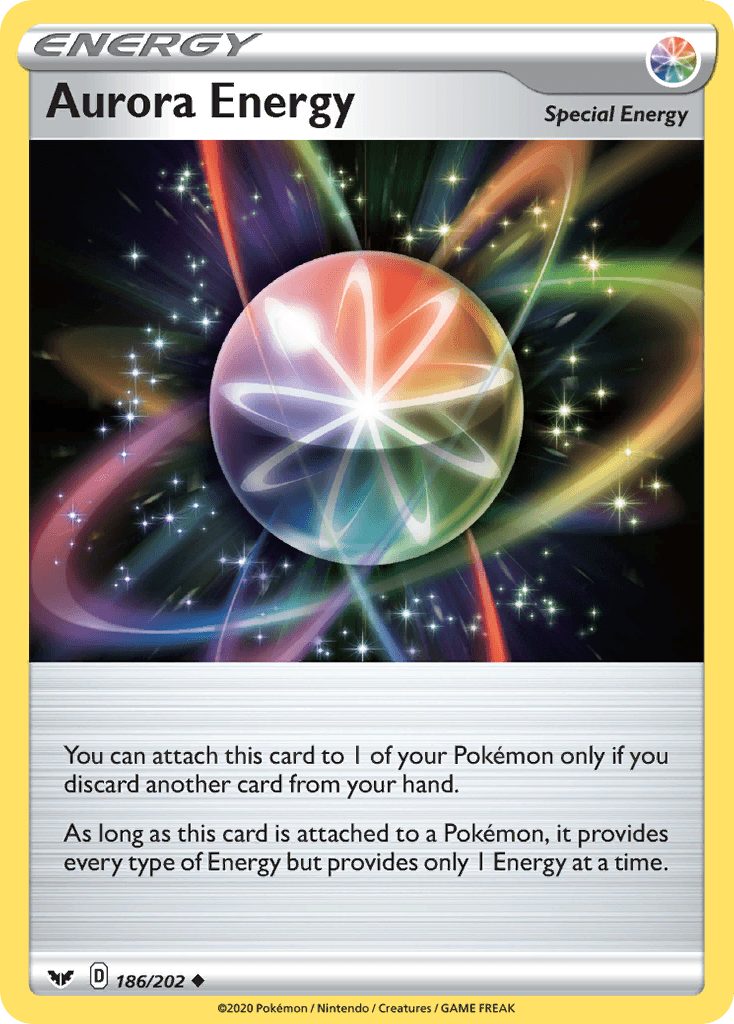 Aurora Energy Pokémon card