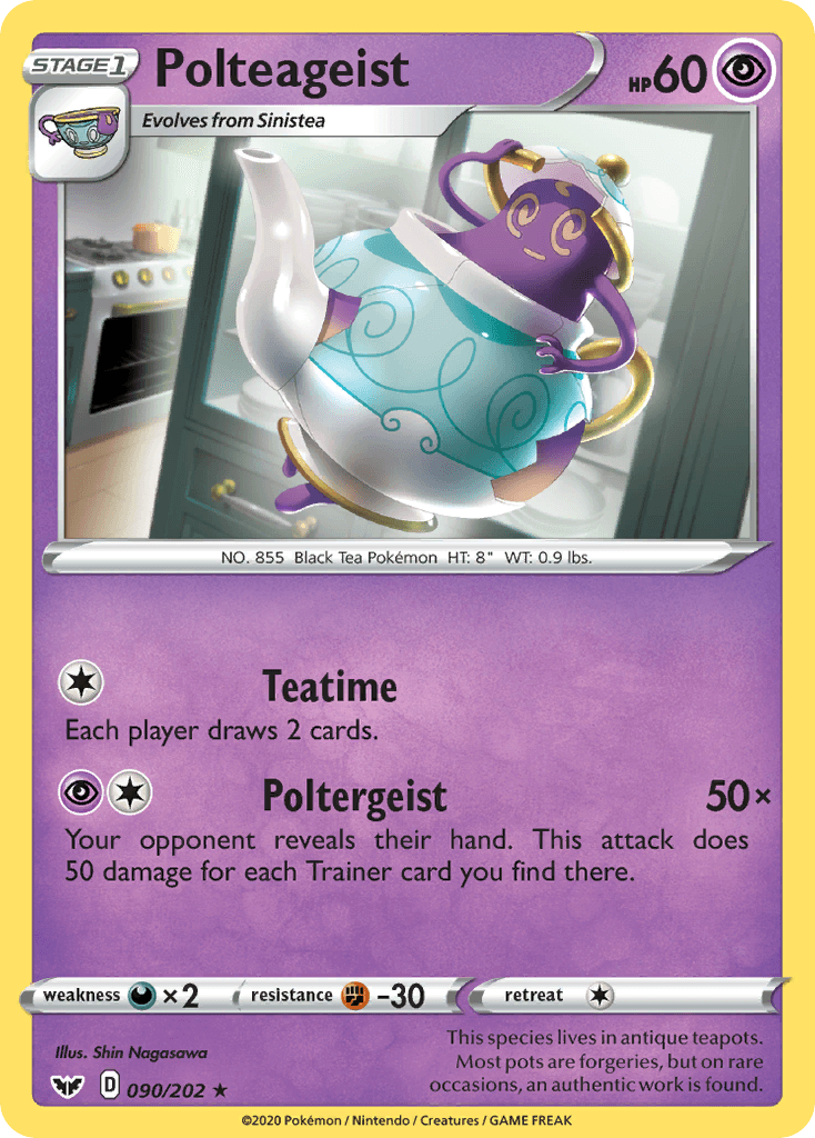 Polteageist Pokémon card
