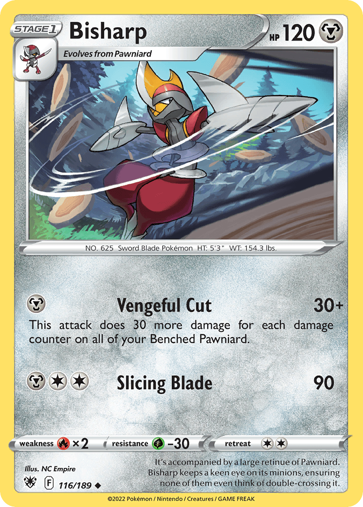 Bisharp Pokémon card