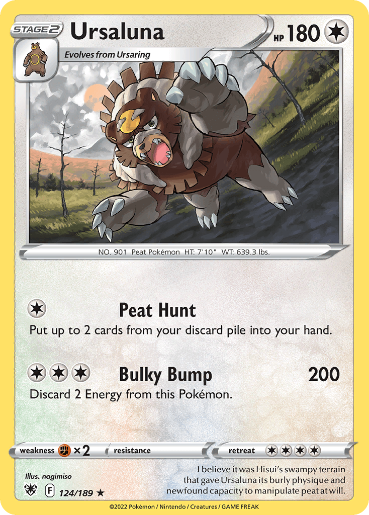 Ursaluna Pokémon card