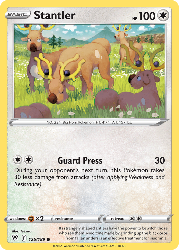 Stantler Pokémon card