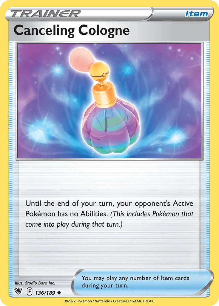 Canceling Cologne Pokémon card