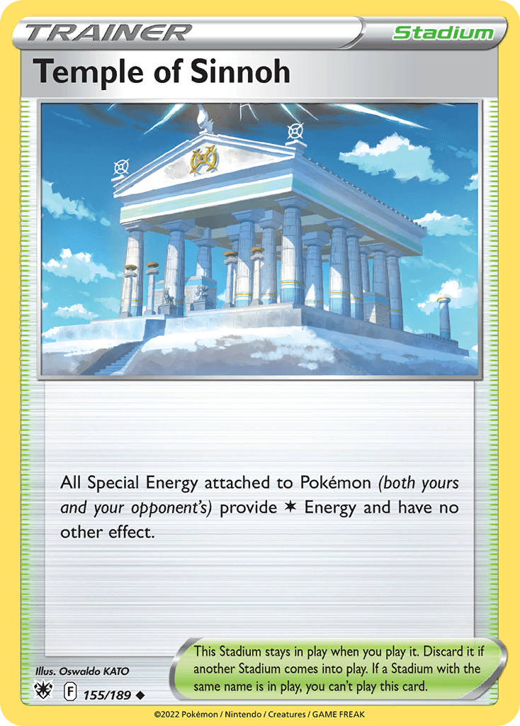 Temple of Sinnoh Pokémon card