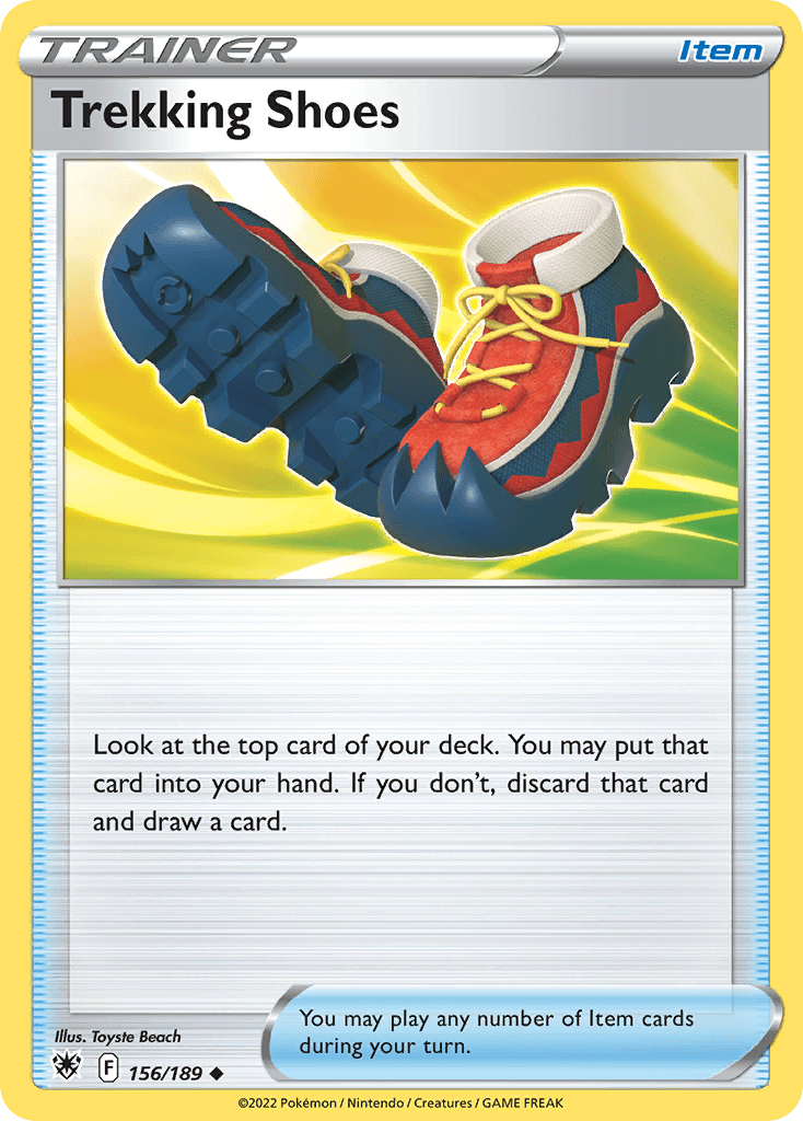 Trekking Shoes Pokémon card