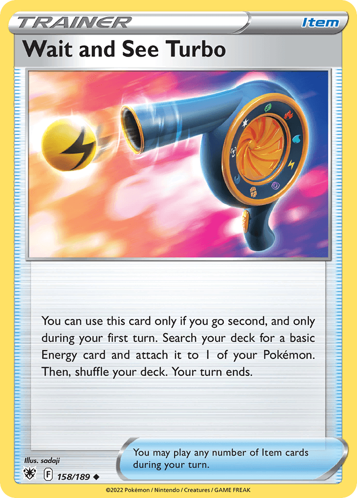 Wait and See Turbo Pokémon card