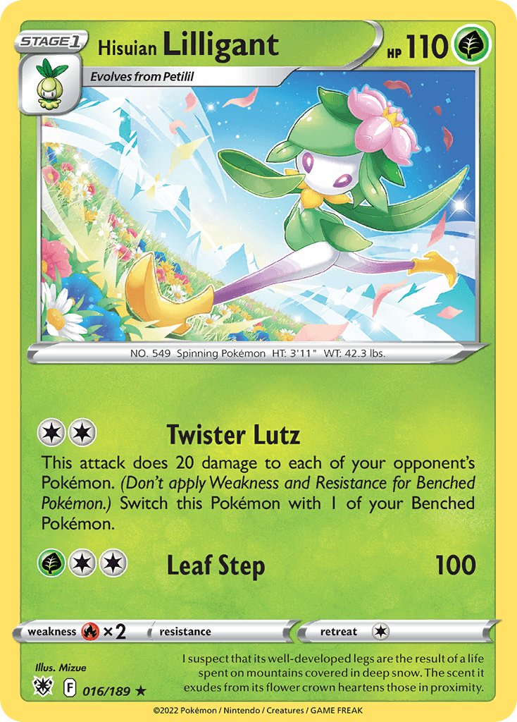 Hisuian Lilligant Pokémon card