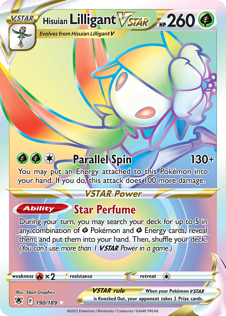 Hisuian Lilligant VSTAR Pokémon card