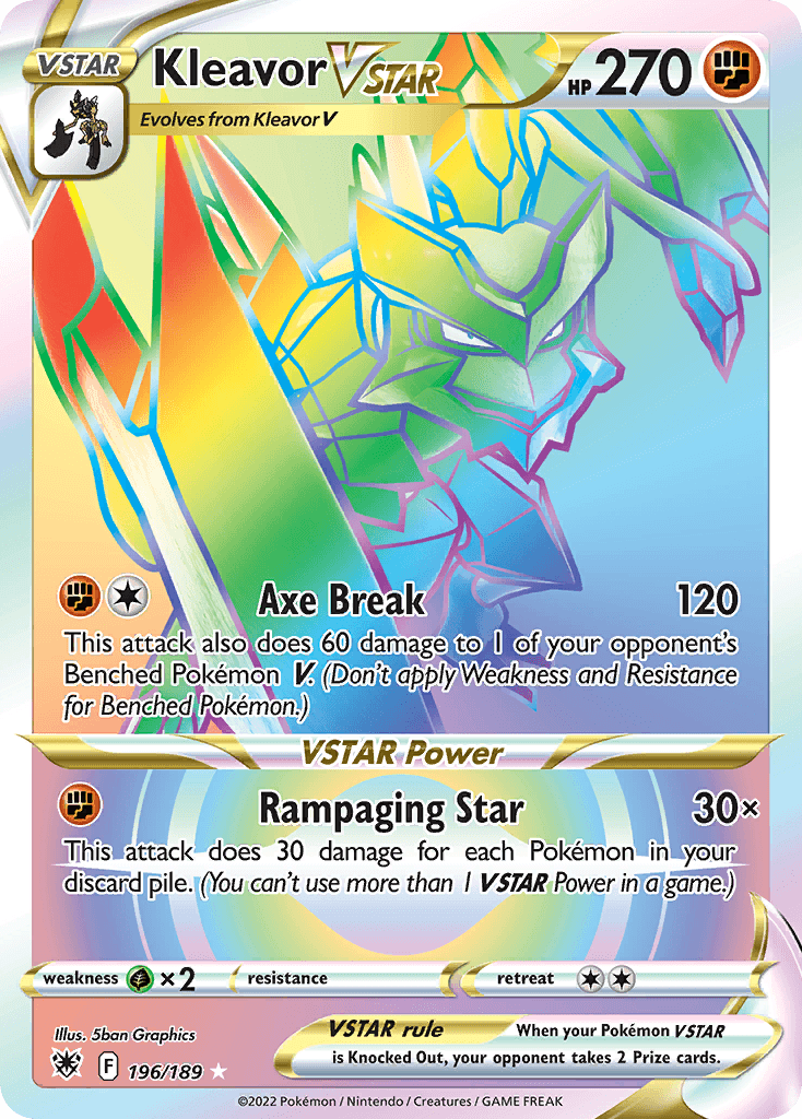 Kleavor VSTAR Pokémon card
