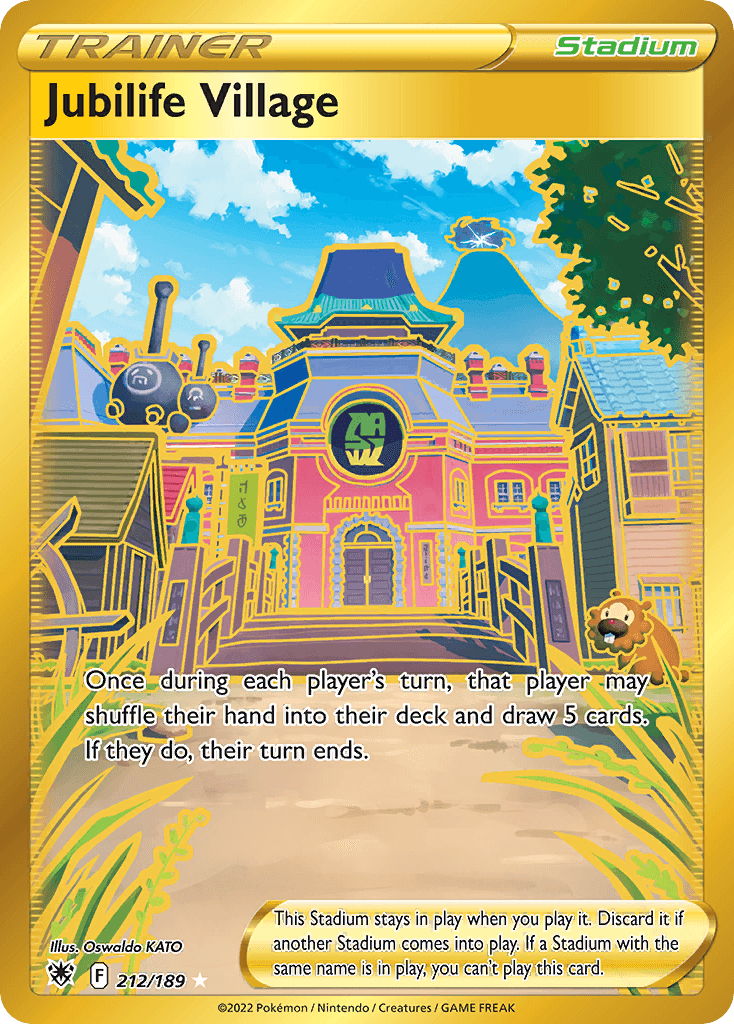 Jubilife Village Pokémon card