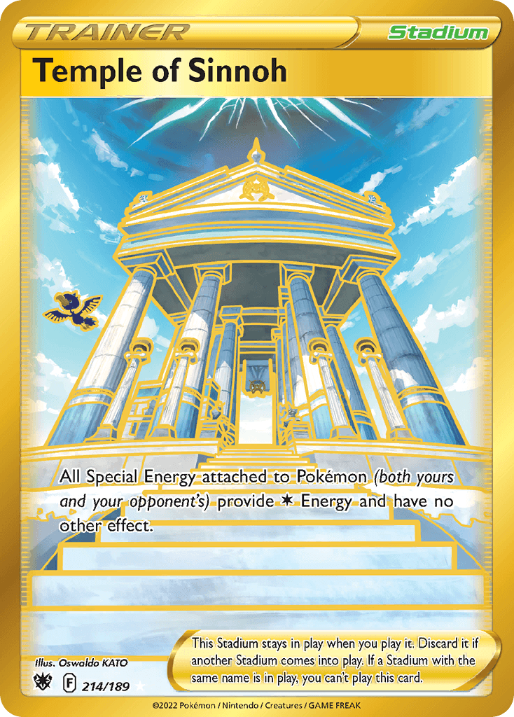 Temple of Sinnoh Pokémon card