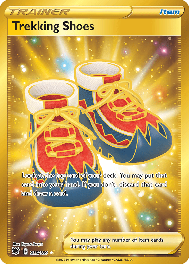 Trekking Shoes Pokémon card